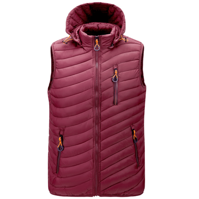 Kokvilnas veste ar kapuci