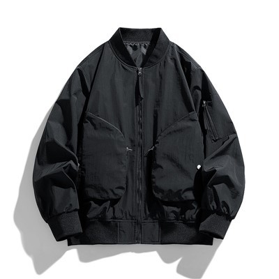 Vīriešu Black Bomber jaka