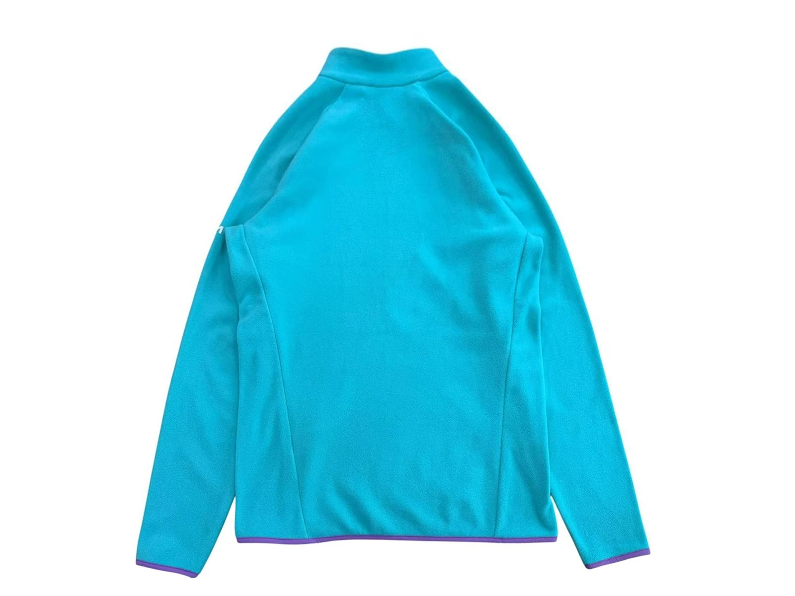Half-Zip Stand-Collar Recycled Polar Fleece Pullover Half-Zip Stand-Collar Recycled Polar Fleece Pullover