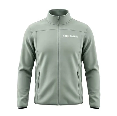 Men's Full Zip Polar Fleece Jacket Stand Collar factory