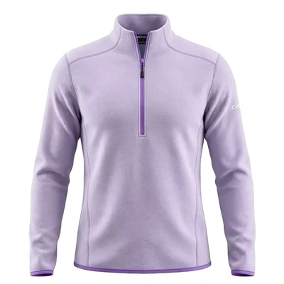 Half-zip Stand-collar Recycled Polar Pullover Fleece factory